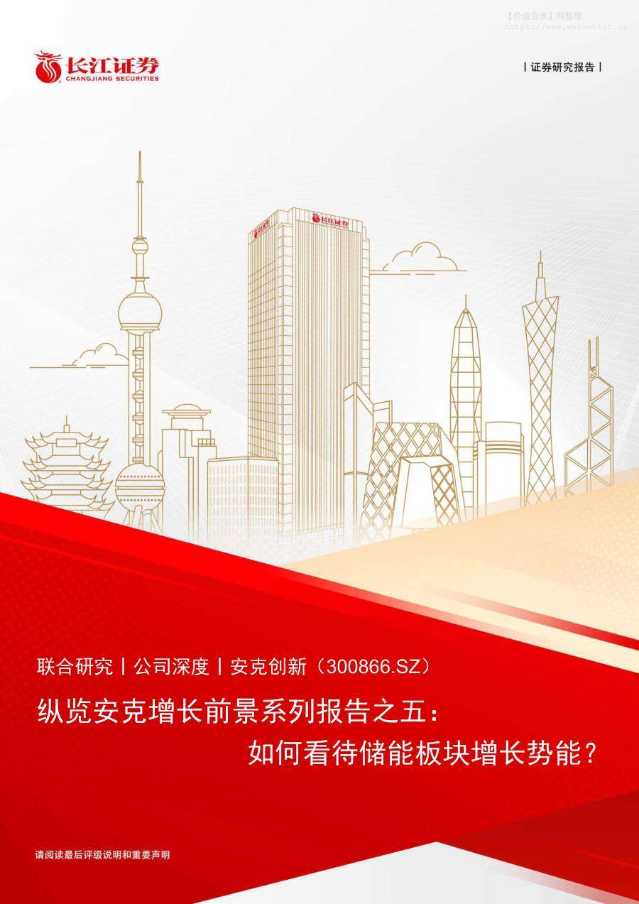 安克创新(300866)纵览安克增长前景系列报告之五：如何看待储能板块增长势能？-长江证券[陈亮,李锦,杨洋]-20251123【23页】