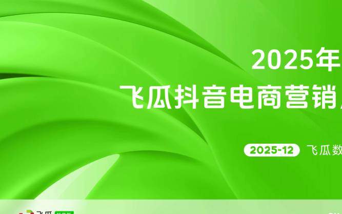 商贸零售-飞瓜数据：2025年11月飞瓜抖音电商营销月报-独立机构[]-20251207【32页】
