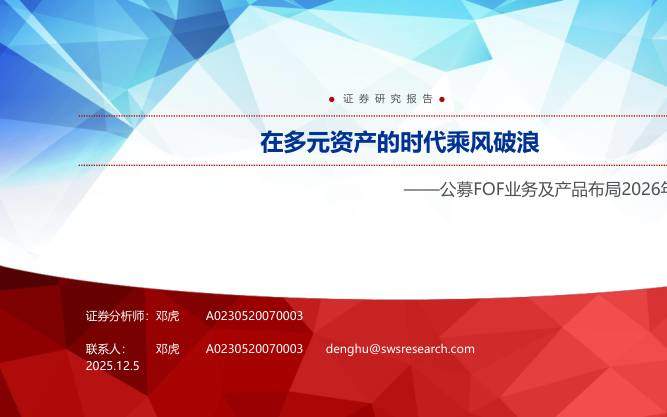 基金研究-公募FOF业务及产品布局2026年展望：在多元资产的时代乘风破浪-申万宏源[]-20251205【33页】