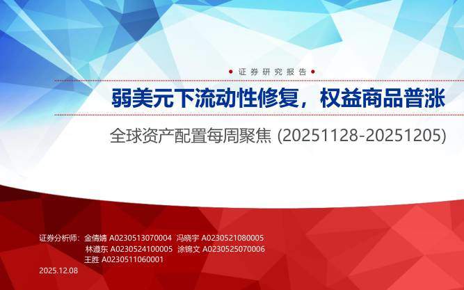 投资组合-全球资产配置每周聚焦：弱美元下流动性修复，权益商品普涨-申万宏源[金倩婧,冯晓宇,林遵东]-20251208【34页】