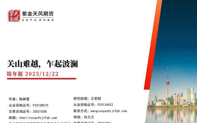 商品期货-镍年报：关山难越，乍起波澜-紫金天风[陈琳萱,王若颜]-20251222【37页】