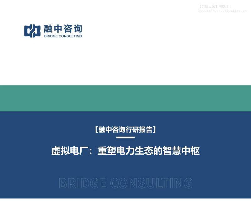 公用事业-北京融中传媒科技：【融中咨询行研报告】虚拟电厂：重塑电力生态的智慧中枢-独立机构[]-20251212【23页】