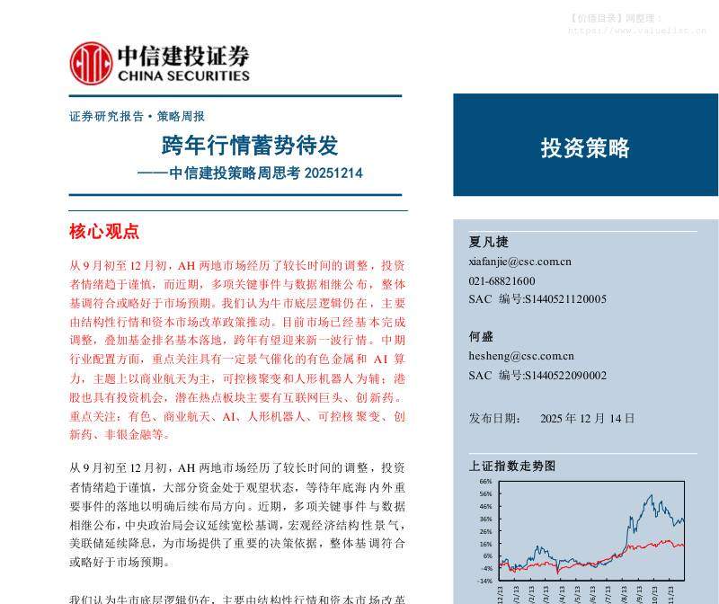主题策略-跨年行情蓄势待发-中信建投[夏凡捷,何盛]-20251214【16页】